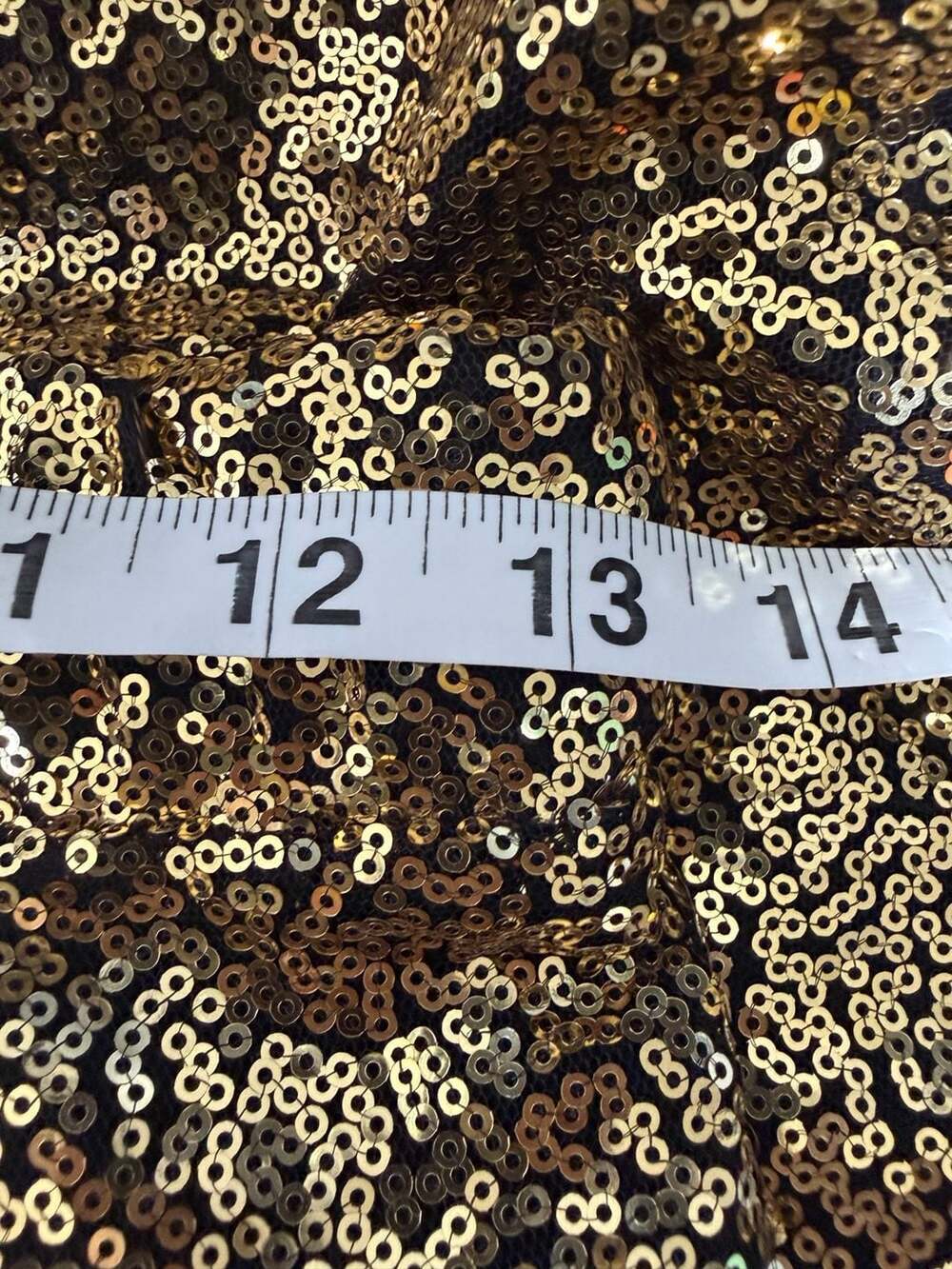 Sundays by WeAreSundays Kyran Gold Sequin Wide Leg Pants Size S - Picture 6 of 7